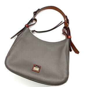 Dooney & Bourke | Kiley Pebble Leather Grey Shoulder Bag
